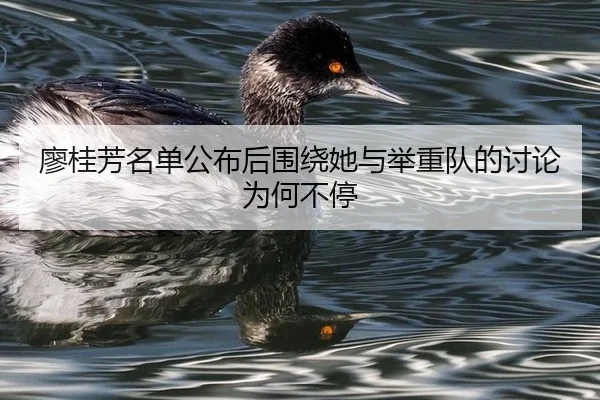 廖桂芳名单公布后围绕她与举重队的讨论为何不停
